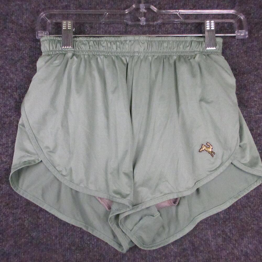Tracksmith Shorts Womens XS Green 3" Running Athletic Lined Drawstring Mesh